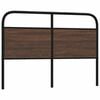 vidaXL Cabecero de repuesto de madera de ingenier&iacute;a marr&oacute;n roble 135cm