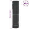 vidaXL Membrana para malezas PP negra 0,5x10 m