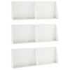 vidaXL Muro de Contenci&oacute;n 6 uds. 60 x 12 x 30 cm Acero Blanco