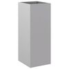 vidaXL Jardinera de acero galvanizado plateado 32x29x75 cm