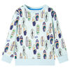 Sudadera infantil azul suave melange 140