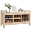 vidaXL Banco de recibidor madera maciza de pino 110x40x60 cm