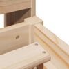 vidaXL Estructura de cama sin colch&oacute;n madera maciza de pino 90x200 cm