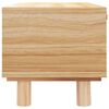vidaXL Mesa de centro madera contrachapada y pino marr&oacute;n 80x40x30 cm