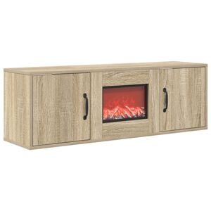 vidaXL Chimenea el&eacute;ctrica Sonoma 110 x 30 x 36,5 cm
