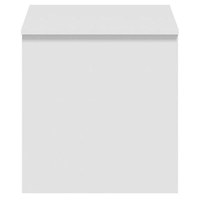 vidaXL Mesa de centro madera contrachapada blanco 102x50,5x52,5x cm