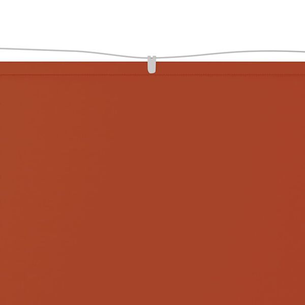vidaXL Toldo vertical terracota tela oxford 60x1000 cm
