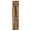 vidaXL Cabinete de almacenamiento con estanter&iacute;as Madera envejecida