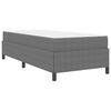 vidaXL Estructura de cama con colch&oacute;n Gris Claro 100 x 200 cm tela
