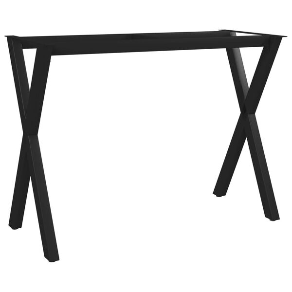 vidaXL Estructura de mesa de comedor en forma de X 120x50x72 cm