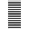 vidaXL Estor cebra negro 105x230 cm tejido ancho 100,9 cm poli&eacute;ster