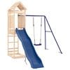 vidaXL Parque infantil de exterior madera maciza de pino
