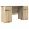 vidaXL Escritorio Roble Sonoma Madera de ingenier&iacute;a 140 x 49 x 76 cm