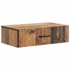 vidaXL Mesa Lateral Montada en la Pared Madera envejecida