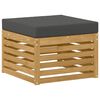 vidaXL Reposapi&eacute;s de exterior Madera de Acacia S&oacute;lida Blanco