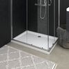vidaXL Bandejas de ducha 70 x 100 x 4 cm ABS