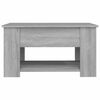 vidaXL Mesa de centro madera de ingeniería gris Sonoma 79x49x41 cm