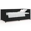 vidaXL Sof&aacute; cama sin colch&oacute;n madera maciza de pino negro 90x190 cm