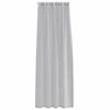 vidaXL Cortina de Voil&eacute; 2 pcs Gris oscuro 225 x 140 cm Poli&eacute;ster