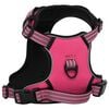 vidaXL Arnés para perros con bandas reflectantes ajustables rosa M