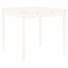 vidaXL Juego de comedor de jardín 5 piezas madera maciza pino blanco