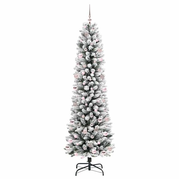 vidaXL Árbol de Navidad artificial con 300 LED verde y 240 cm