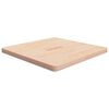 vidaXL Tablero de mesa cuadrada madera de roble sin tratar 70x70x4 cm