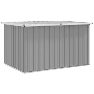 vidaXL Caja de almacenaje para jard&iacute;n gris 150x101x91 cm
