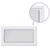 vidaXL Color interno de ventana de s&oacute;tano blanco RISOR 110 x 55 cm