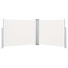 vidaXL Toldo lateral retr&aacute;ctil color crema 170x1000 cm