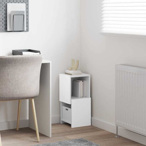 vidaXL Armario de esquina 25,5x25x55cm Madera de ingenier&iacute;a