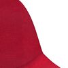 vidaXL Sillas de comedor giratorias 2 unidades tela rojo tinto