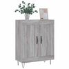 vidaXL Aparador de madera de ingenier&iacute;a gris Sonoma 69,5x34x90 cm
