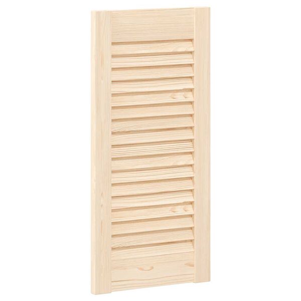 vidaXL Puerta de armario de lamas 2 uds 61,5x29,5 cm madera de pino