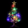 vidaXL Mini &aacute;rbol de Navidad artificial con 20 luces LED verde 45 cm