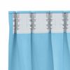 vidaXL Cortinas Opacas con Anillas 2 pcs Azul Claro 140 x 140 cm