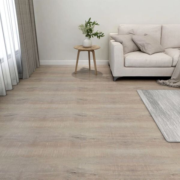 vidaXL Tarimas de suelo autoadhesivas 20 uds PVC gris taupe 1,86 m²