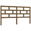 vidaXL Cabecero de cama madera maciza de pino marr&oacute;n miel 186x4x100 cm