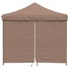 vidaXL Carpa de Fiesta Marr&oacute;n 292 x 292 x 315 cm Tela Oxford