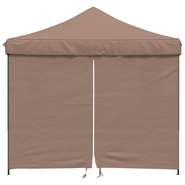 vidaXL Carpa de Fiesta Marr&oacute;n 292 x 292 x 315 cm Tela Oxford