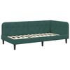 vidaXL Estructura de cama en esquina Verde oscuro 90 x 190 cm