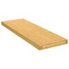 vidaXL Estante de pared de bambú 60x20x2,5 cm