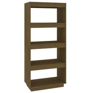 vidaXL Estanter&iacute;a/divisor de espacios madera pino marr&oacute;n 60x35x135 cm