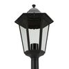 Smartwares Farola de jardín 60 W negra 125 cm CLAS5000.037