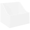 vidaXL Caja de discos LP Blanco 37 x 33 x 32 cm Madera de ingenier&iacute;a