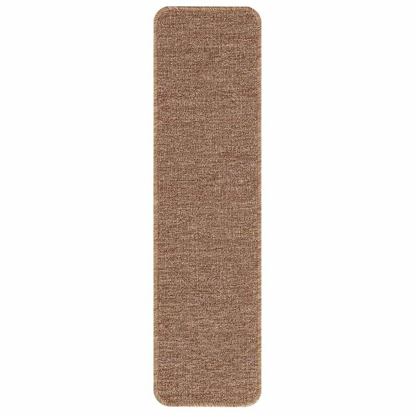 vidaXL Alfombrillas Antideslizantes para Escalera 15 pcs Amarillo