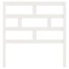 vidaXL Cabecero de cama madera maciza de pino blanco 96x4x100 cm