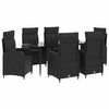 vidaXL Juego de mesa y sof&aacute; 7 uds.