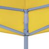 vidaXL Techo de carpa para celebraciones amarillo 4,5x3 m 270 g/m&sup2;