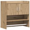 vidaXL Estante de pared Montada en la pared Roble artisan